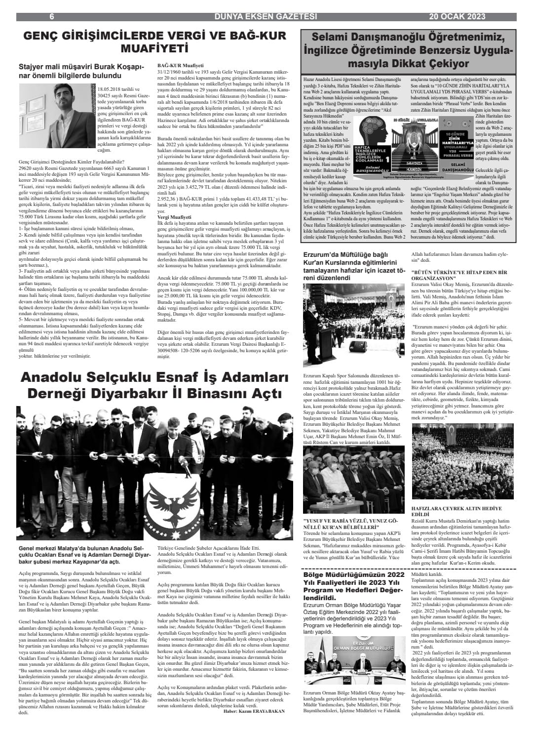 Genç Girişimcilerde Vergi ve Bağkur Muafiyetleri